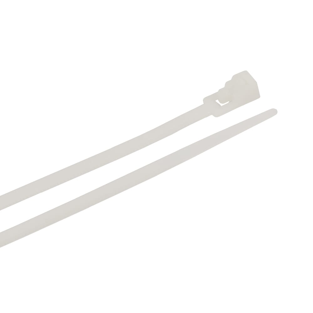 62057 Cable Ties, 8 in Natural Rel